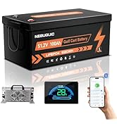 NebuQuic 48V(51.2V) 100Ah LiFePO4 Lithium Battery