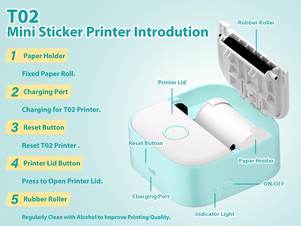 inkless mini printer