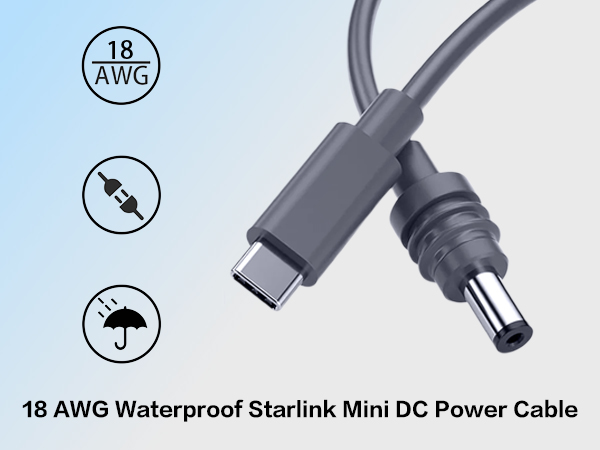 starlink mini power cable
