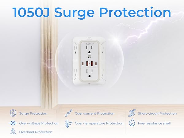 extender plug adapter home organization wall charger electric outlet extender