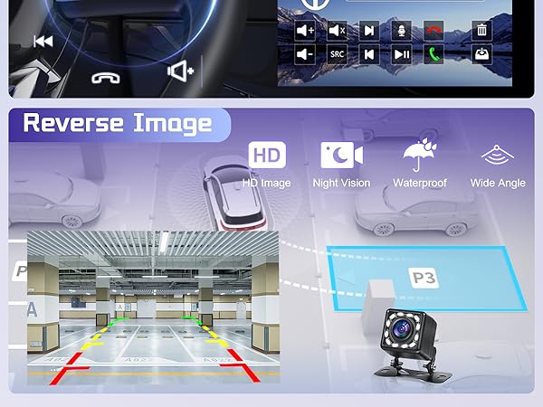 Rear View Camera and Steering Wheel Control