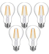 Lepro Vintage LED Bulbs, Dimmable Filament Bulb, 7.5W 800LM, 60W Equivalent, 2700K Warm White, Cl...
