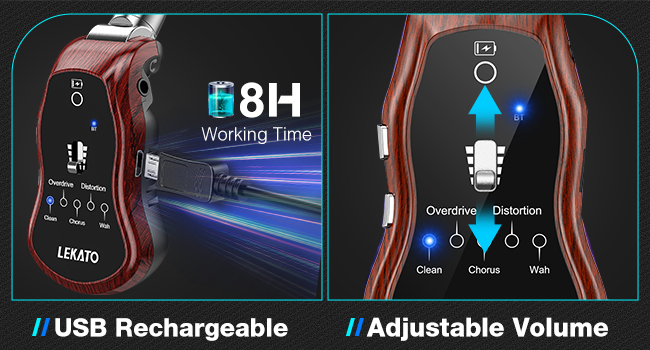 rechargeable guitar headphone amp