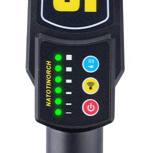 Six sensitivity levels can be switched