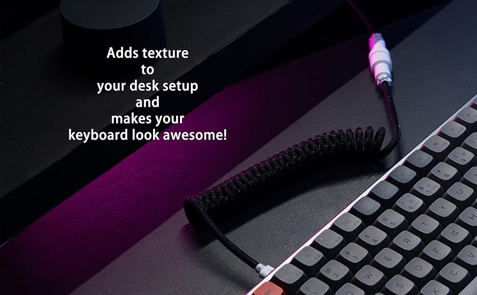 FormulaMod Coiled Keyboard Cable Kit 