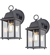 LIT-PaTH Dusk to Dawn Outdoor Wall Lantern, Wall Sconce, Waterproof Proch Light Fixture E26 Base,...