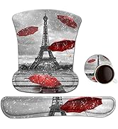 ToLuLu Keyboard Wrist Rest Mouse Pad Support, Gel Ergonomic Mouse Pads for Computer Laptop PC, Co...