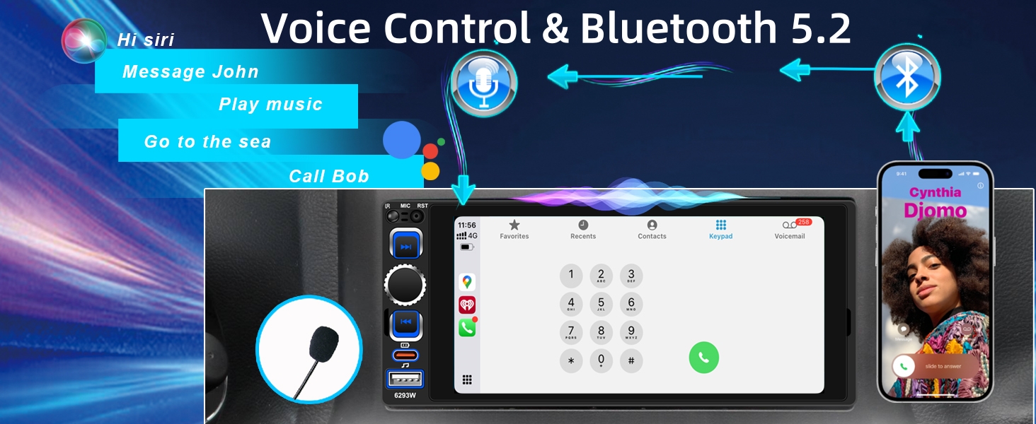 Voice Control &amp;amp; Bluetooth 5.2