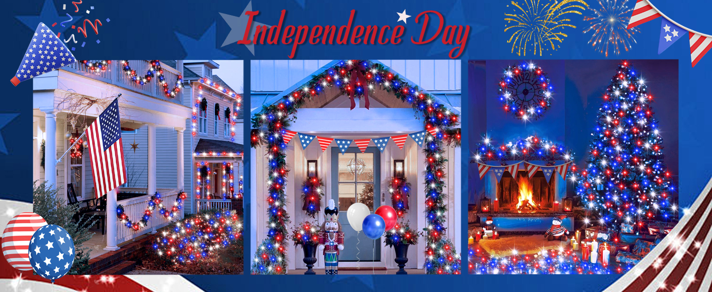 Smart Fairy Lights for Independence Day