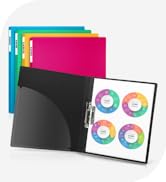 CRANBURY Punchless Clamp Binder Folder - 8.5x11