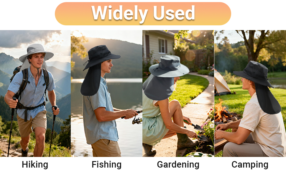 sun hat with neck cover