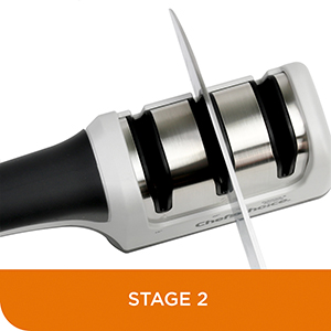 Chef&amp;#39;sChoice 4643009 3 Stage Manual Knife Sharpener