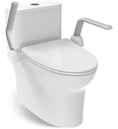 HEINSY Toilet Safety Rail, Heavy Duty Foldable Toilet Handrail, Aluminum Alloy Support Up to 480L...