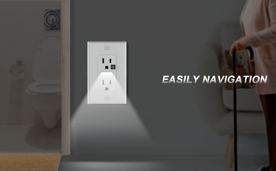 SOZULAMP Night light wall outlet