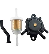 808656 Fuel Pump for B&amp;S Lawn Mower Tractor Gas Fuel Pump with 596163 Vacuum Hose with Am116304 F...