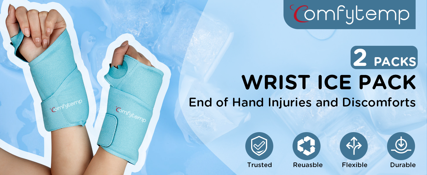 elbow ice pack wrap