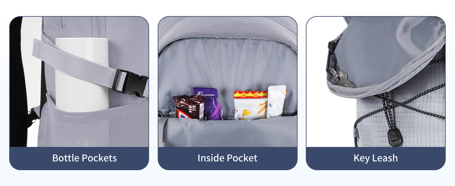 multi pockets hiking daypack