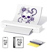Tattoo Transfer Printer, Tattoo Printer for Skin, Zoolion M08F Thermal Tattoo Printer Copier with...