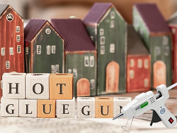 hot glue gun with sticks