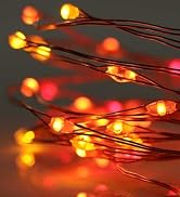 QBIS Battery Powered Fairy Lights for Bedroom, 40 LED Lights, Battery Operated String Lights for ...