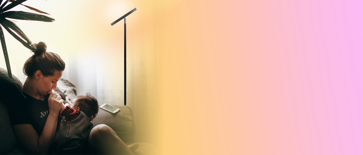 YHW Smart living room floor lamp