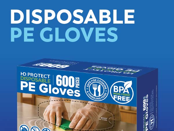 HD Protect Disposable Gloves 600 Pack