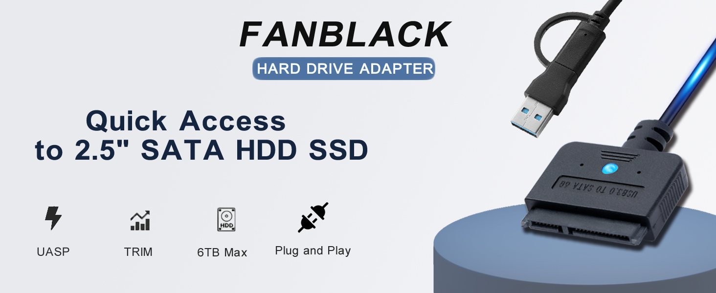 Fanblack sata hard drive adapter
