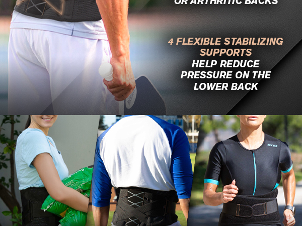 4 Flexible Stabilizing Supports Help Reduce Pressure