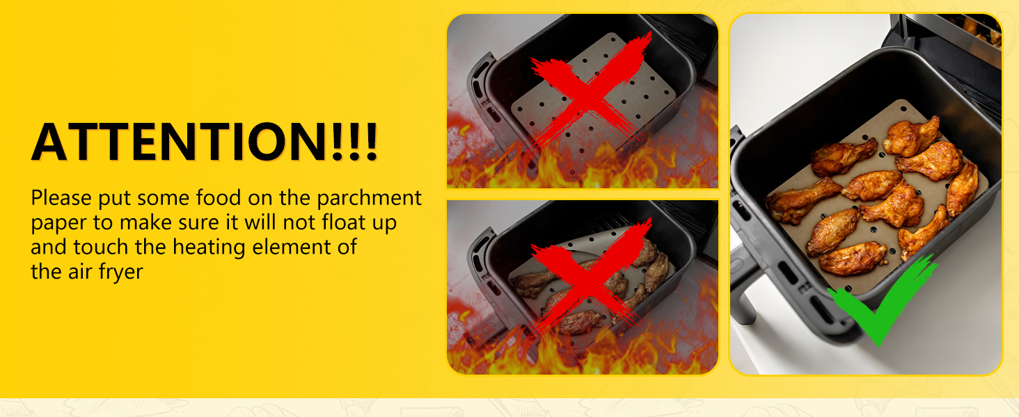 Air fryer liners