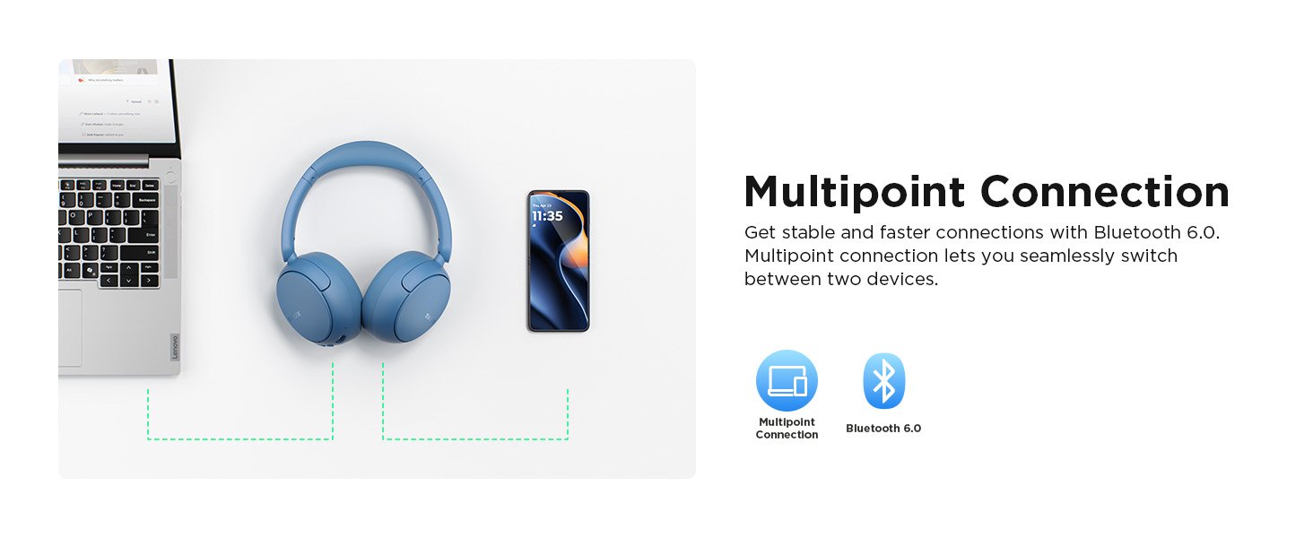 TALIX noise cancelling over ear headphones