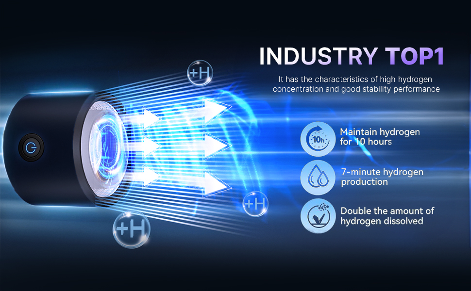 Hydrogen water bottle