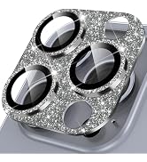 YWXTW for iPhone 16 Pro/iPhone 16 Pro Max Camera Lens Protector, [New Glitter Design] Full Bling ...