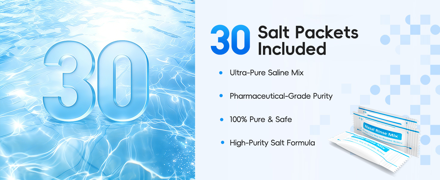 30 Salt PacketsIncluded