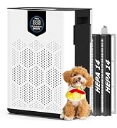DAYETTE Air Purifiers for Home Large Room Up to 3000 Ft² with HEPA 14 Filter, Pet Air Purifier wi...