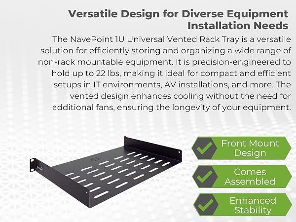 NavePoint Vetend Rack Tray