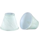 Aspen Creative 51014-2, Empire Clip-On Chandelier Lamp Shade, Light Green, 3" Top x 6" Bottom x 5...