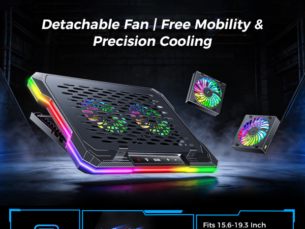 RGB Laptop cooler