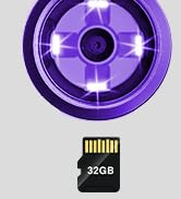 100X Mini Pocket Portable Handheld Digital Microscope with Screen and Light for Kids Adults