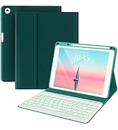 BLUTLOTUS Keyboard case for iPad 5th/6th Generation 2017/2018, 9.7 Inch iPad Air 2, Removable Wir...