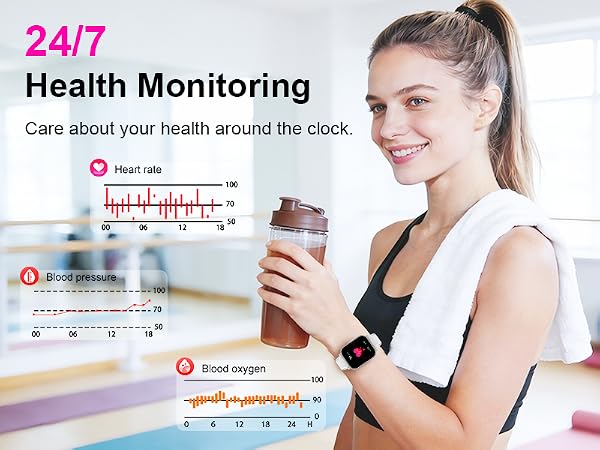 This Android smartwatch for women features advanced sensors to help you monitor heart rate.