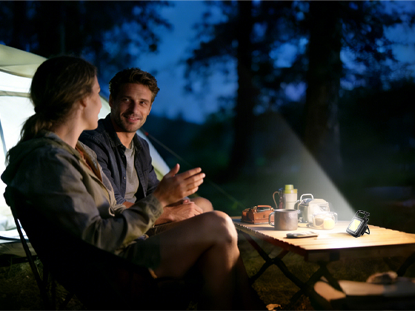Compact keychain light for camping and outdoor activities