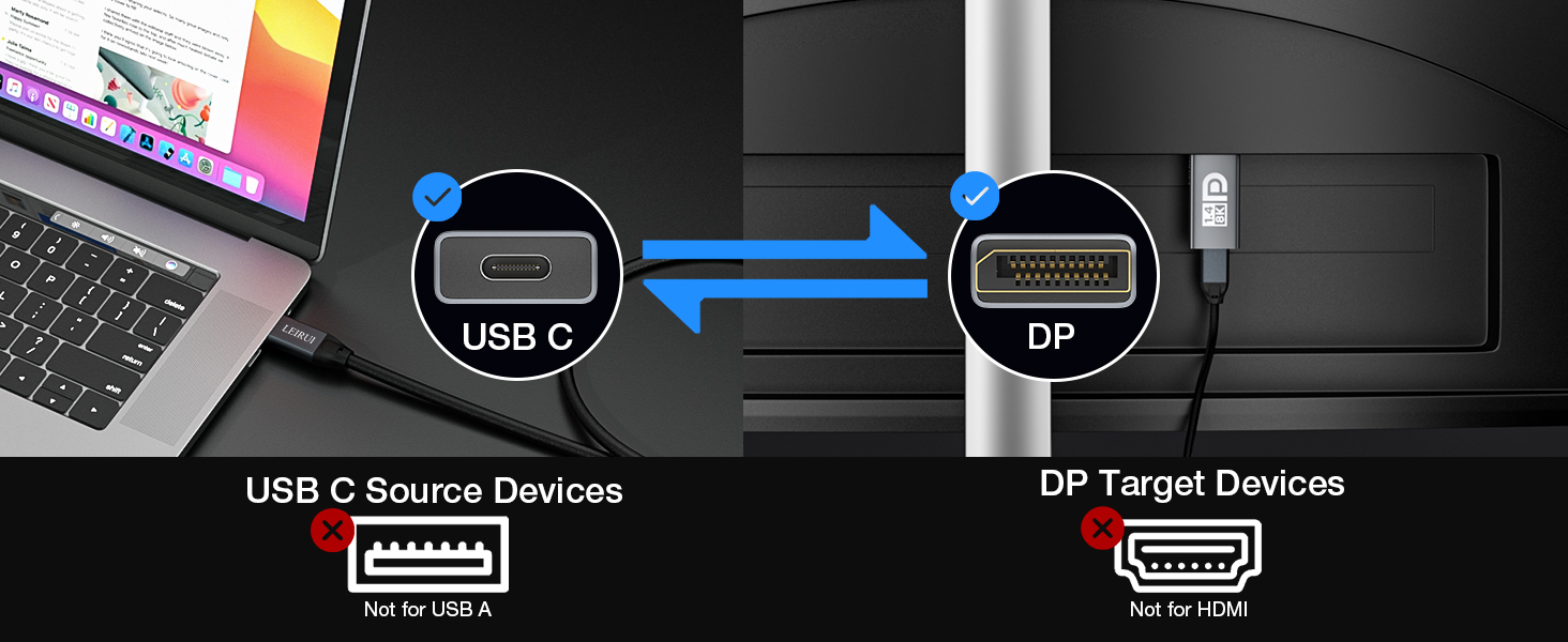 USB C to DisplayPort