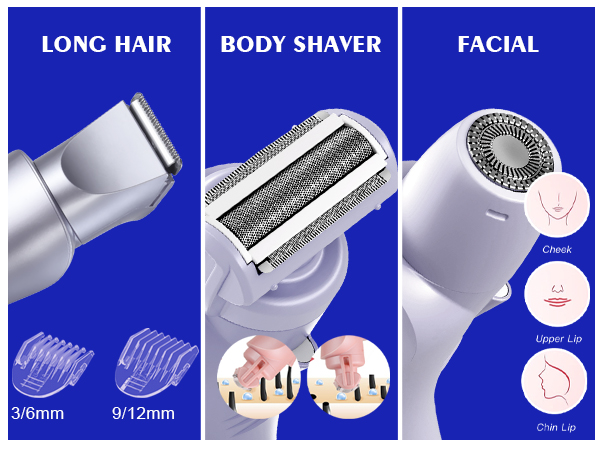  3 removable and replaceable heads