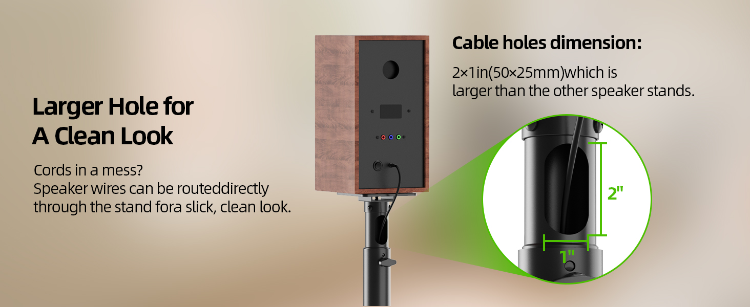 speaker stands for surround sound