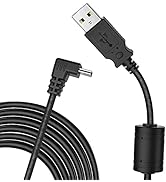 Pixelman Charging Cable for Garmin GPS,(18AWG 5ft) 90 Degree Angled GPS Vehicle Power Cable,Mini ...