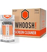 WHOOSH! Screen Cleaner Spray and Wipe [Set of 18] 1 fl oz + 1 Microfiber Cleaning Cloth - Travel ...