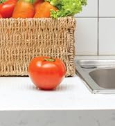 Large Wicker Basket Rectangular with Wooden Handles, Seagrass Basket Storage, Natural Baskets for...