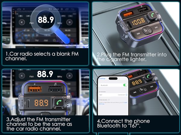 best car transmitter bluetooth