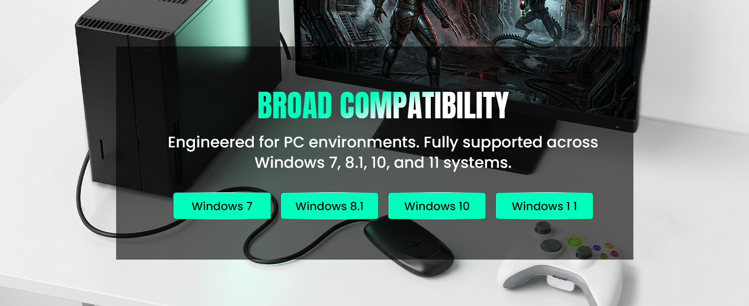 BROAD COMPATIBILTY