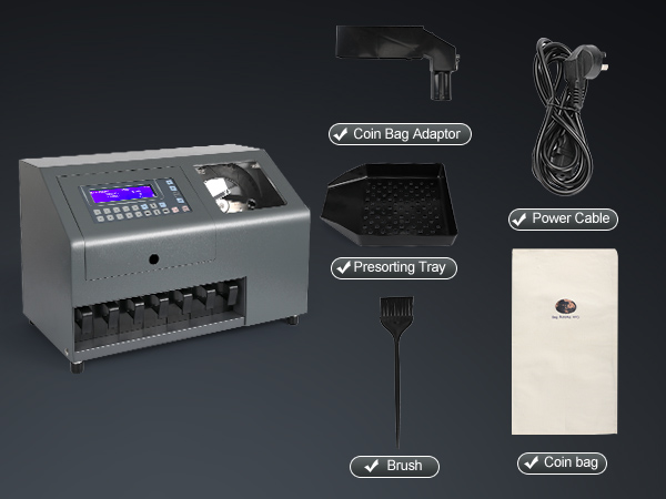 cs-610s+pro heavy duty coin sorter machine